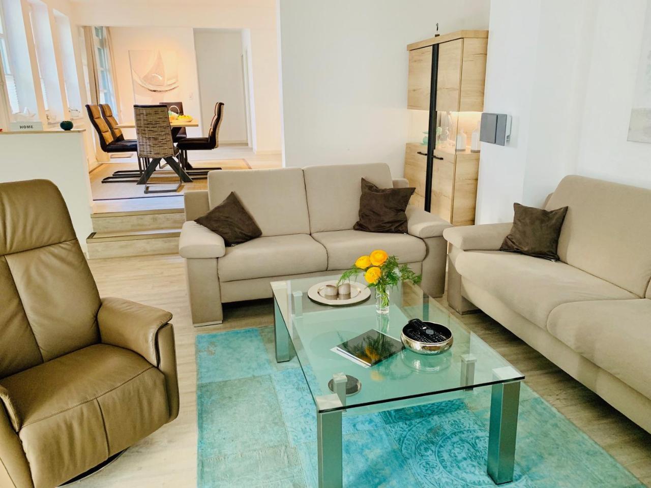 Fewo1846 - Atrium - Luxurioese Wohnung Mit 3 Schlafzimmern Und Balkon Im Stadtzentrum Фленсбург Экстерьер фото